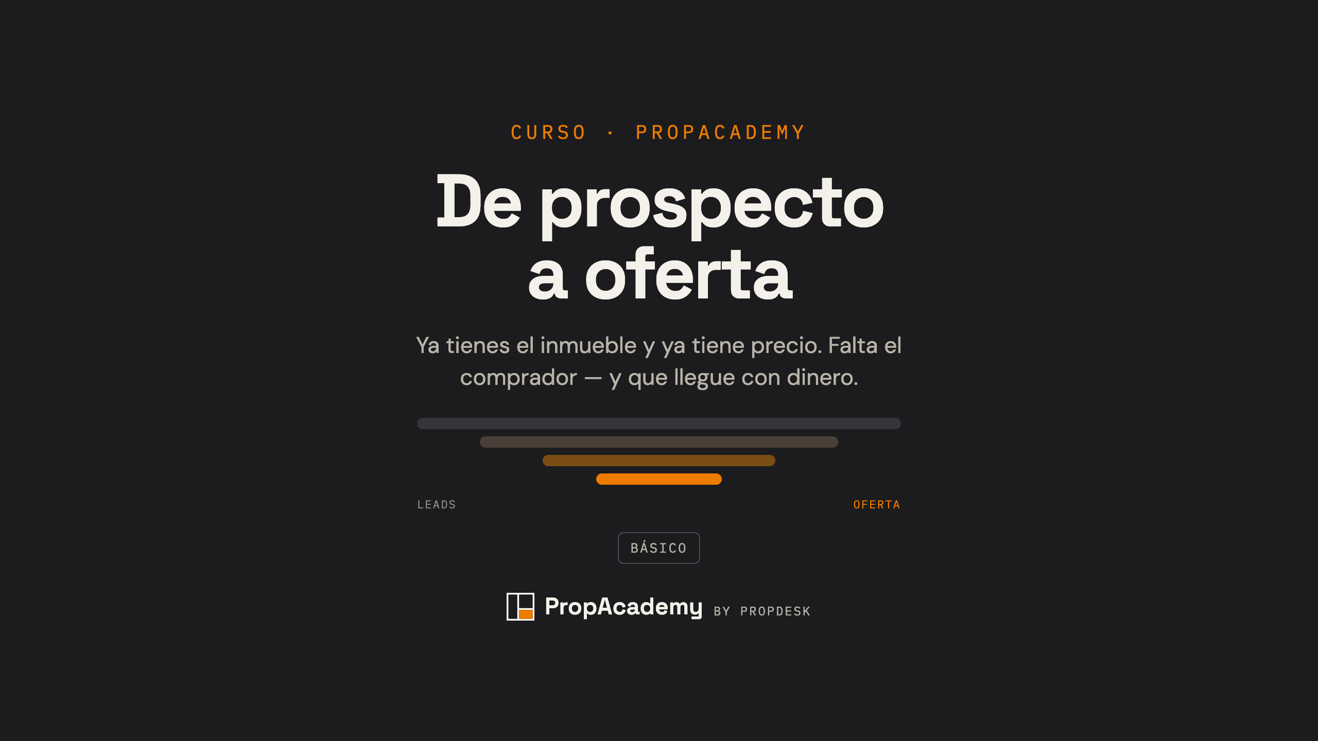 Portada del curso De prospecto a oferta